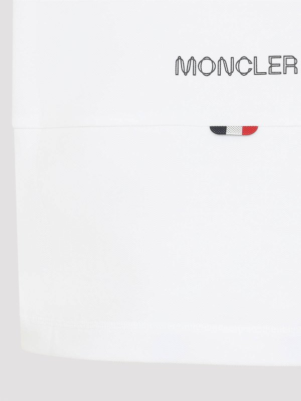 Poloshirt - Weiß shop online: MONCLER
