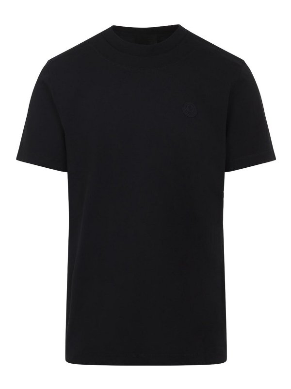 MONCLER: T-shirts - T-Shirt - Schwarz