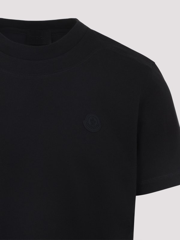 The Best Shops MONCLER: T-shirts - T-Shirt - Schwarz
