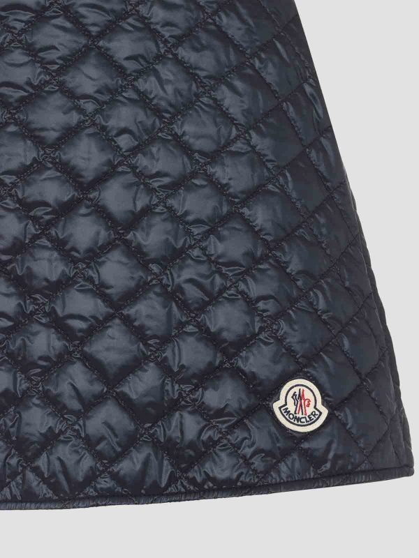 The Best Shops MONCLER: ニーレングススカート＆ミディ丈 - 膝丈/ミディスカート - ダークブルー