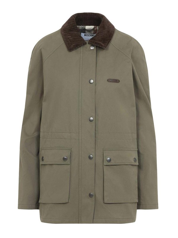 MOSCHINO: giacche casual - Giacca di cotone