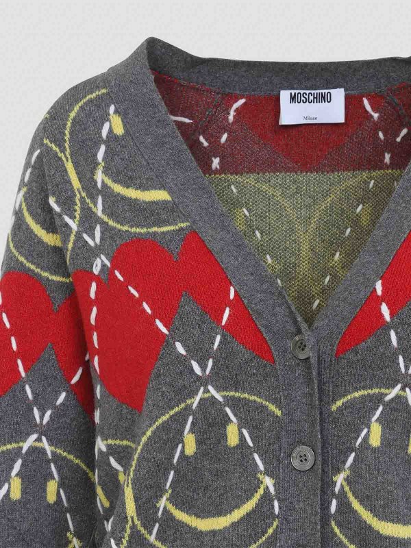 Cardigan - Multicolore shop online: MOSCHINO
