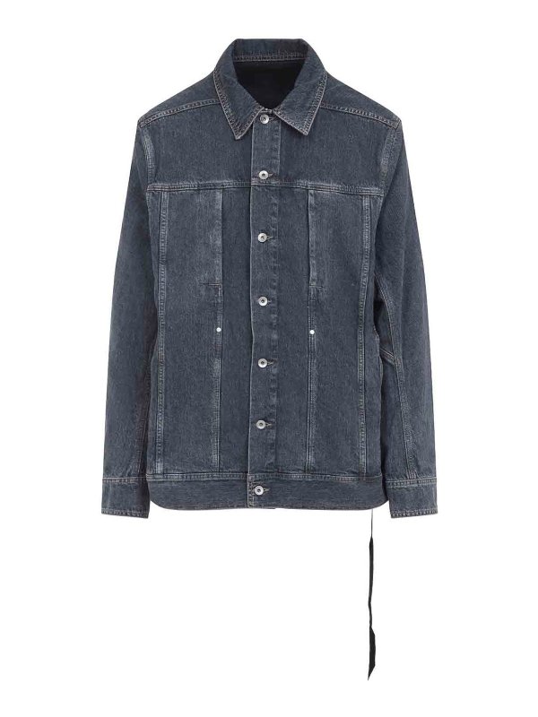 RICK OWENS: casual jackets - Drkshdw Lido Worker Jacket