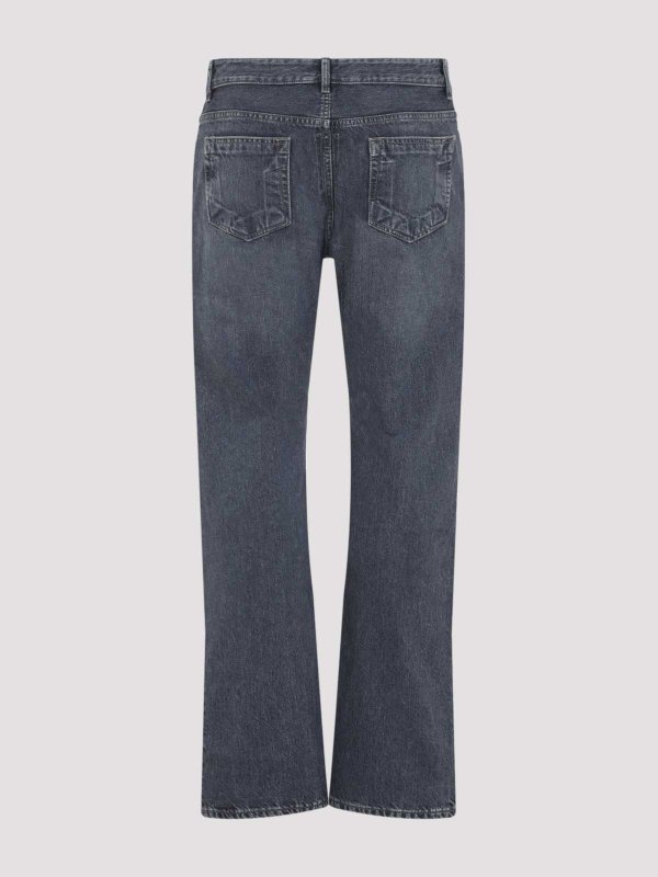 RICK OWENS: bootcut jeans online - Drkshdw Fog Cut Jeans