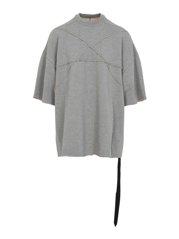 RICK OWENS: T-shirts - T-Shirt - Grau