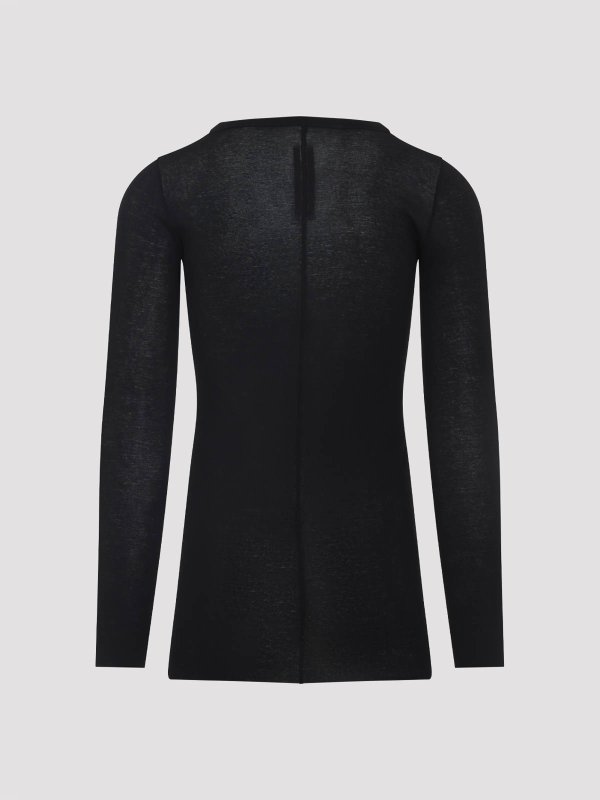 RICK OWENS: t-shirts online - Ribbed Long Sleeves T-Shirt