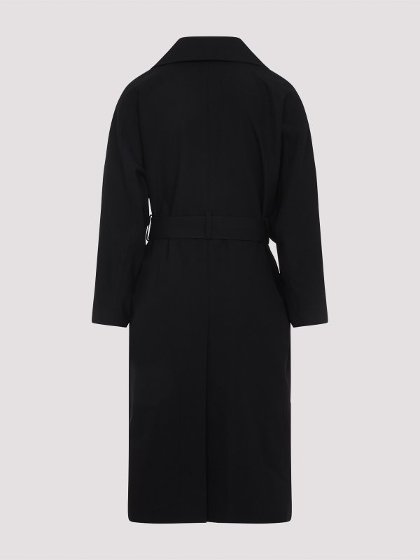 SAINT LAURENT: short coats online - Wool Coat
