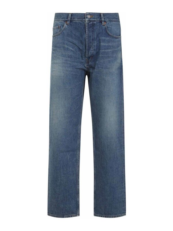 SAINT LAURENT: bootcut jeans - Mick Long Jeans