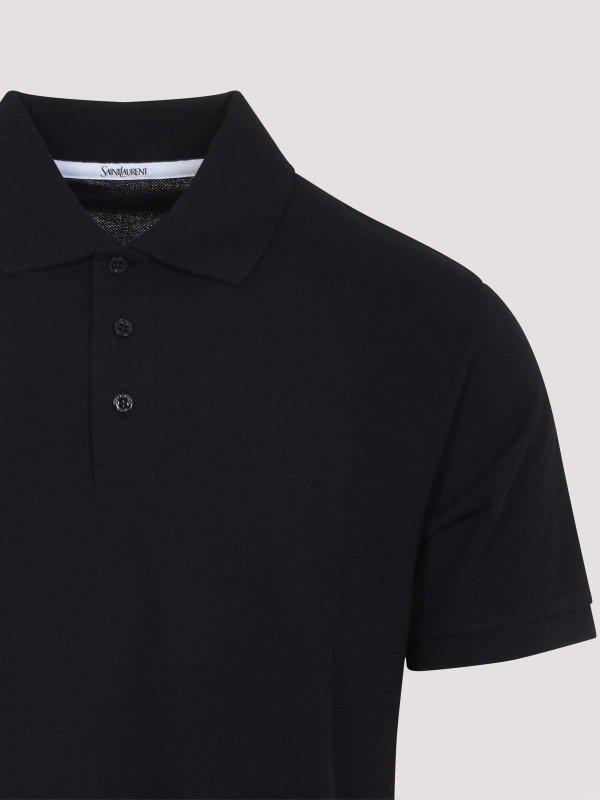 The Best Shops SAINT LAURENT: polo shirts - Cotton Polo