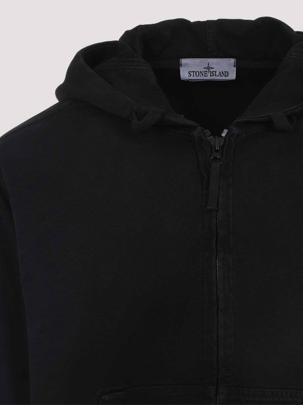 スウェットシャツ/セーター - 黒 shop online: STONE ISLAND