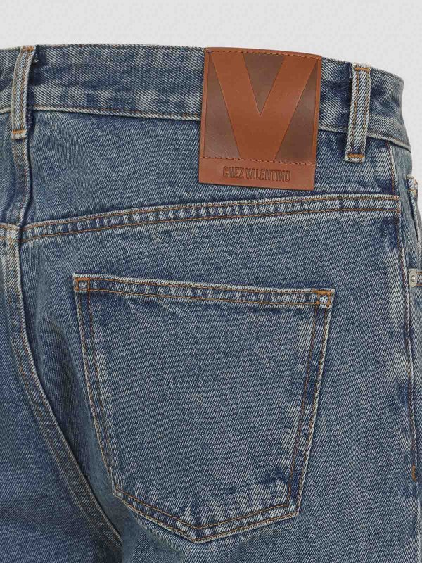 The Best Shops VALENTINO: bootcut jeans - Cotton Jeans