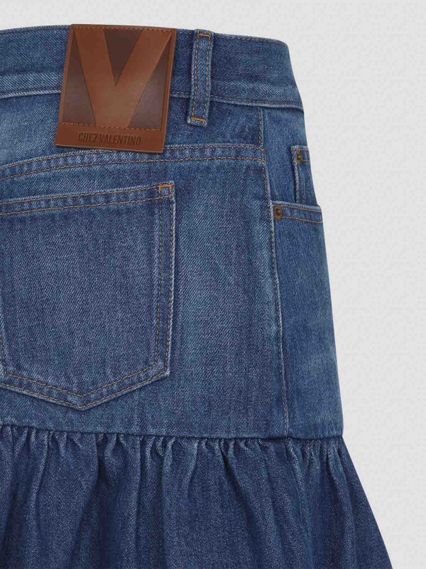 The Best Shops VALENTINO: Jupes midi et au genou - Jupe Midi - Délavé