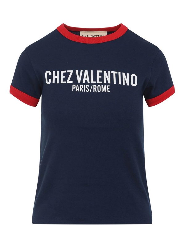 VALENTINO: T-shirts - T-Shirt - Crème
