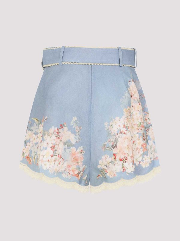 ZIMMERMANN: トラウザーショーツ online - ショートパンツ - ブルー