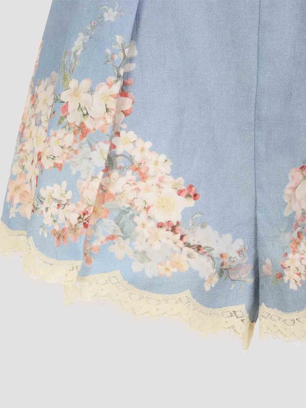 ショートパンツ - ブルー shop online: ZIMMERMANN