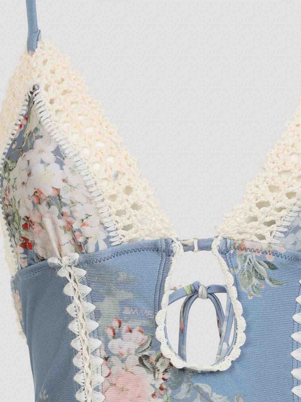 The Best Shops ZIMMERMANN: Badeanzüge - Badeanzug - Blau