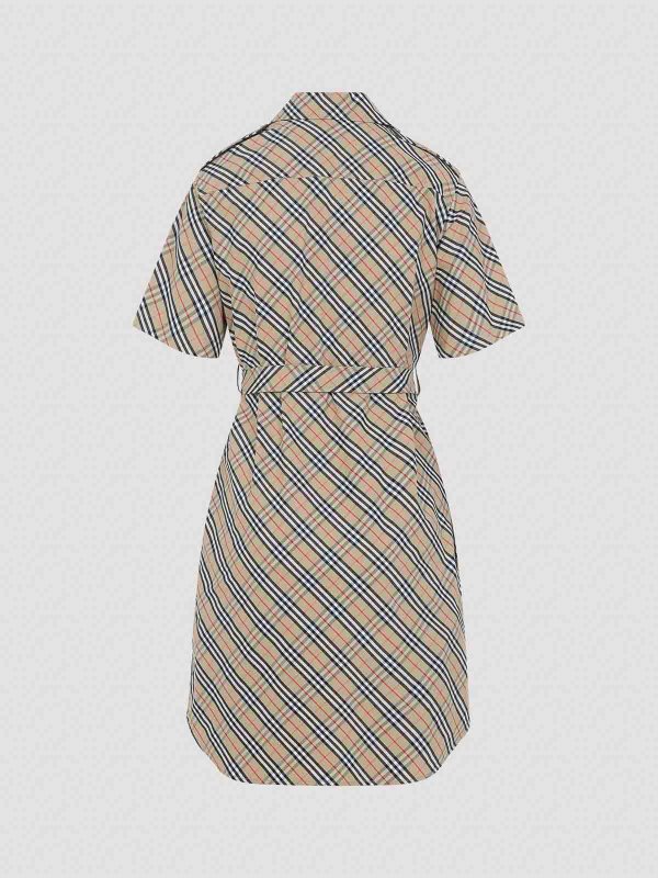BURBERRY: short dresses online - Chemisier Cotton Mini Dress