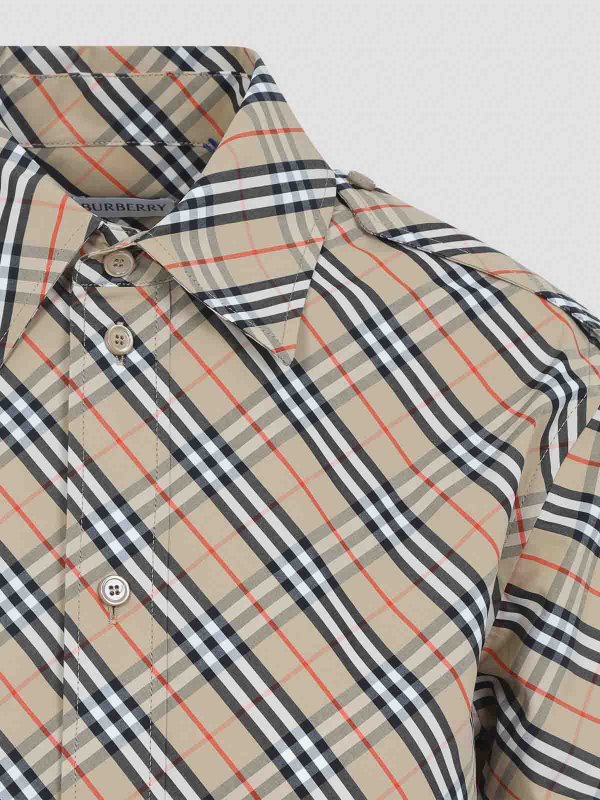 Chemisier Cotton Mini Dress shop online: BURBERRY