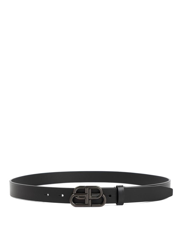 BALENCIAGA: Cinturones - Cinturón - Negro