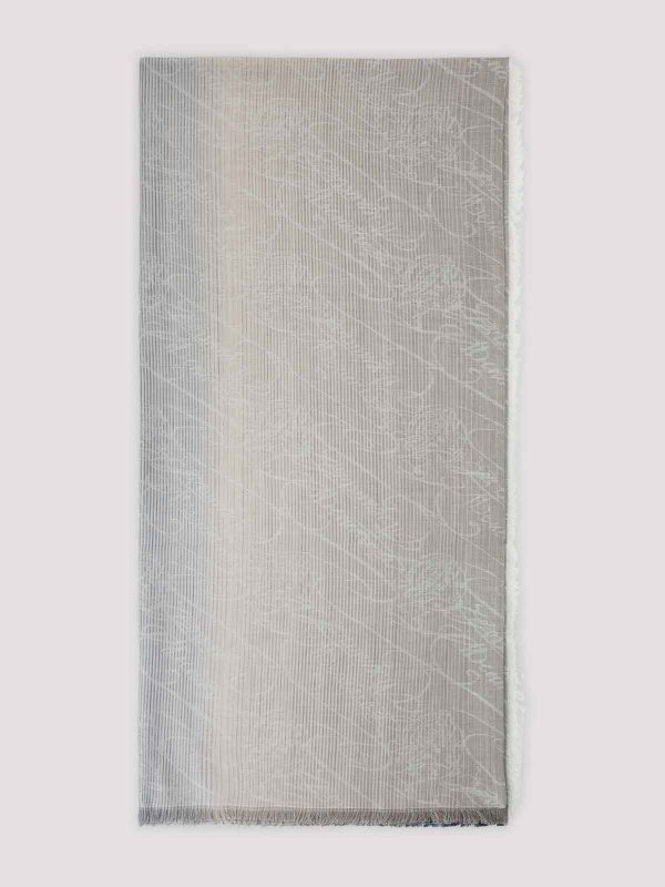 BERLUTI: sciarpe e foulard online - Sciarpa di lana e seta