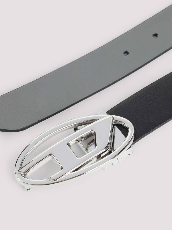 DIESEL: belts online - B-1 Dr Reversible Belt With Logo