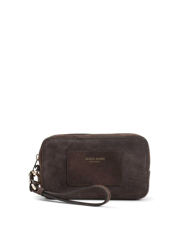 GIORGIO ARMANI: Cases & Covers - Calf Leather Beauty Case