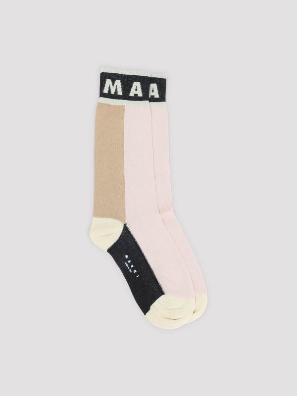 The Best Shops Marni: Calcetínes - Calcetines - Color Carne Y Neutral