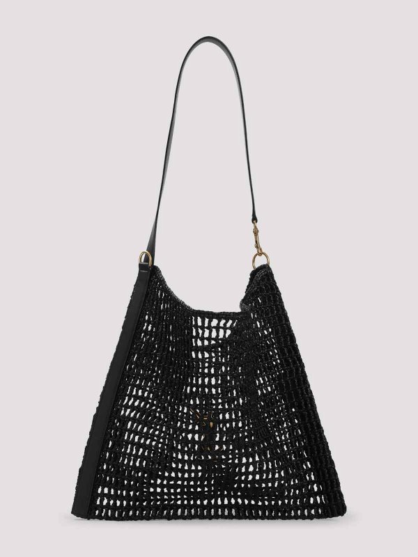 SAINT LAURENT: cross body bags online - Ysl Rafia Bag