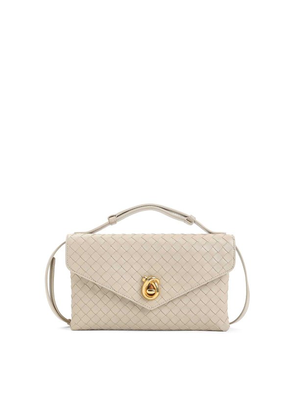 BOTTEGA VENETA: クロスボディバッグ - クロスボディバッグ - ライトベージュ