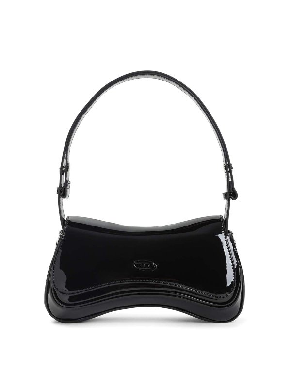 DIESEL: クロスボディバッグ - クロスボディバッグ - 黒