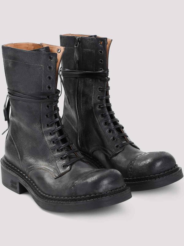 The Best Shops MIU MIU: ankle boots - Laced Ankle Boots