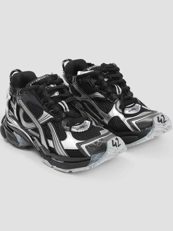 The Best Shops BALENCIAGA: レースアップシューズ - 編み上げ靴 - 黒