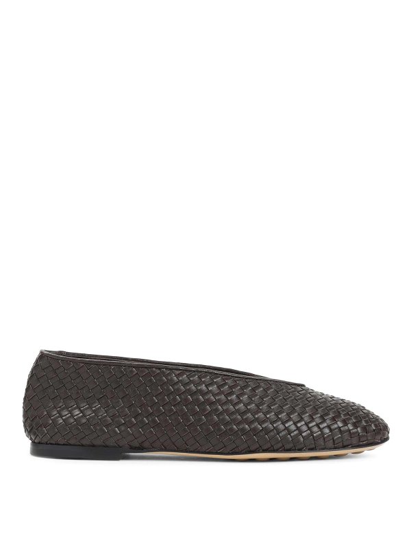 BOTTEGA VENETA: flat shoes - Micro wave ballerinas
