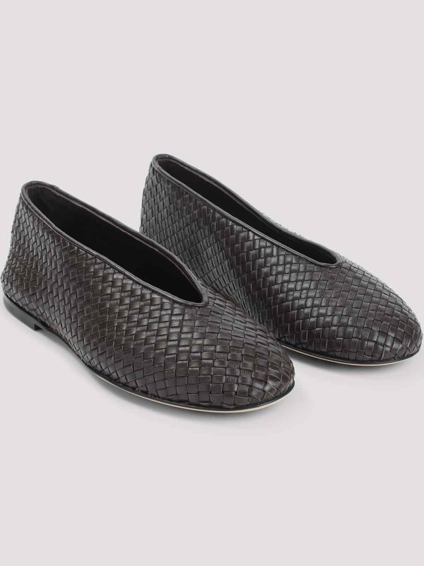 The Best Shops BOTTEGA VENETA: flat shoes - Micro wave ballerinas
