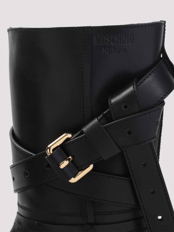 ブーツ - 黒 shop online: MOSCHINO