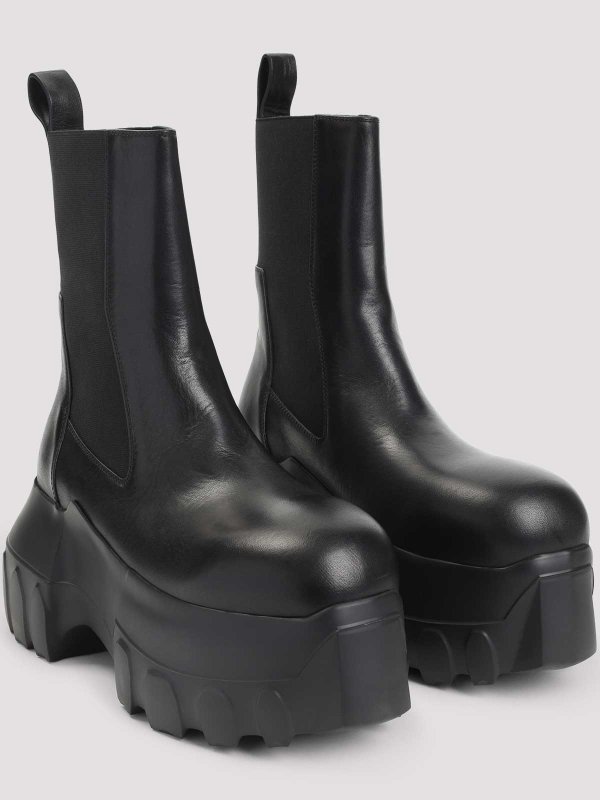 The Best Shops RICK OWENS: boots - Beatle Mega Tractor Boots