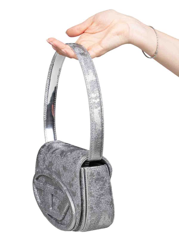 DIESEL: Bolsos de hombro online - Bolsa De Hombro - Plata