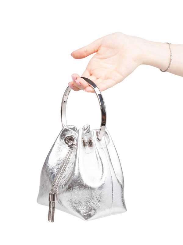 JIMMY CHOO: クロスボディバッグ online - クロスボディバッグ - 銀