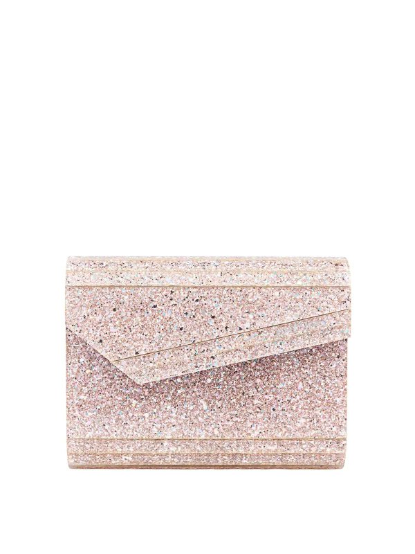 JIMMY CHOO: Clutch - Pochette - Rose
