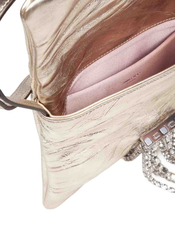 Pochette - Or Blanc shop online: JIMMY CHOO