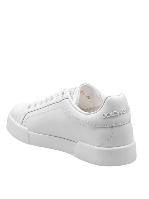 Dolce & Gabbana Sneakers Portofino in leather shop online: DOLCE & GABBANA