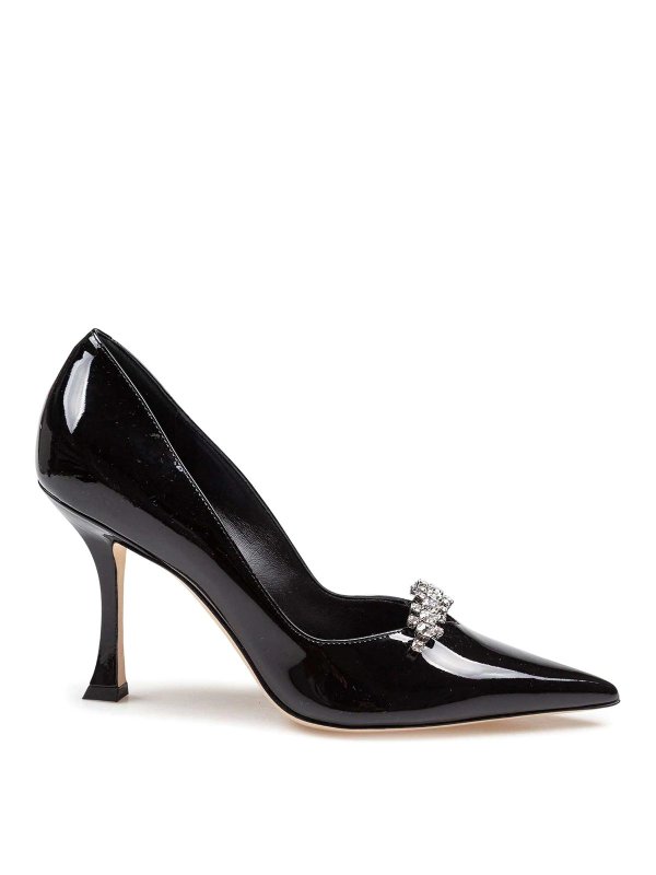JIMMY CHOO: court shoes - Belinda Decollete in painted leather