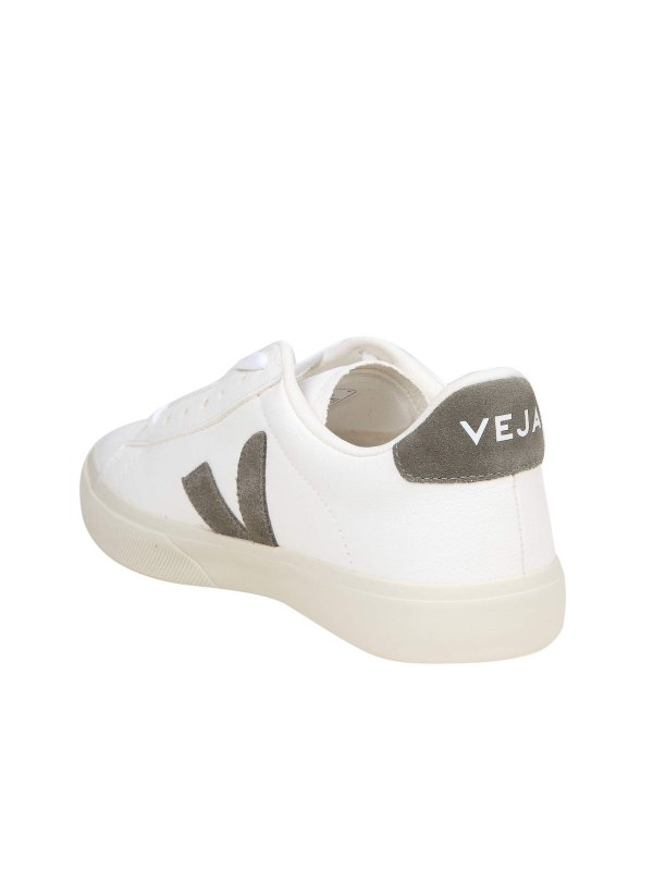 The Best Shops VEJA: trainers - Chromefree field in white leather/kaki