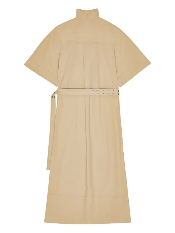 GANNI: Maxikleider online - Maxikleid - Beige