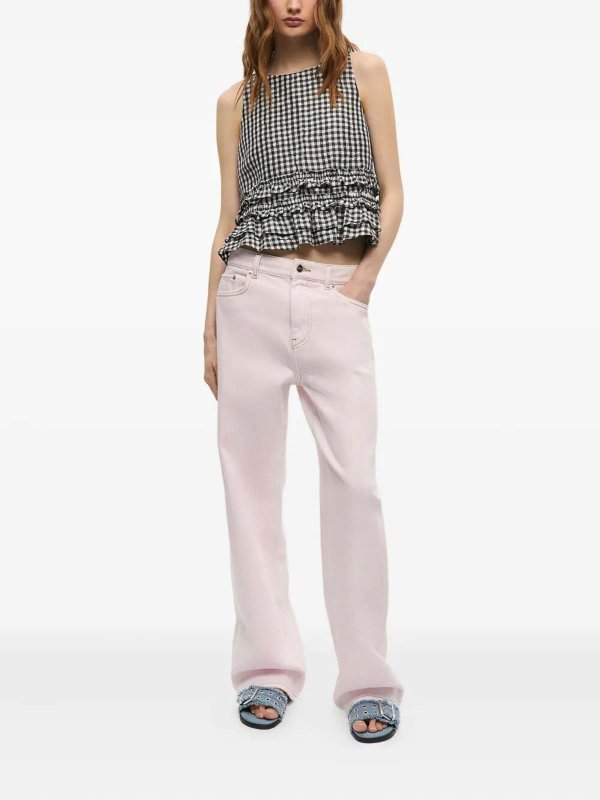 The Best Shops GANNI: ボーイフレンドデニム - ボーイフレンド - 白