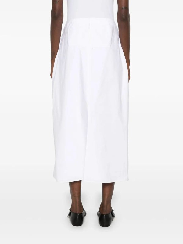 The Best Shops CARVEN: Faldas media pierna y semilargas - Falda Semilarga - Blanco