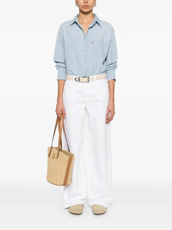 MOTHER buy online フレアジーンズ - 白