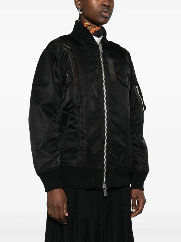 The Best Shops Sacai: Bombers - Bomber - Noir