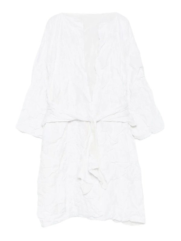 DANIELA GREGIS: short coats - Cappotto Coat T Double Grappolo