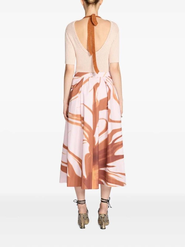 The Best Shops DRIES VAN NOTEN: Knee length skirts & Midi - Soni 1036 Wwskirt